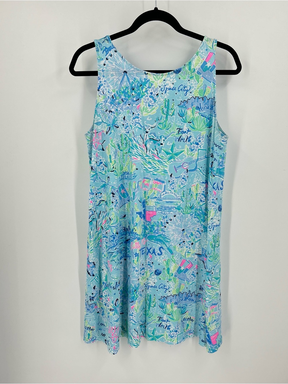 Lilly Pulitzer Kristen Swing Dress "Lilly Loves Texas" State Print